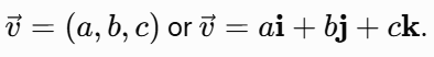 3 Dimensional Vector